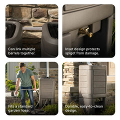 Lakewood Rain Barrel and Stand™
