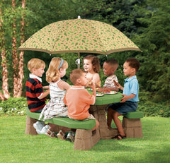 Naturally Playful™ Picnic Table with Umbrella