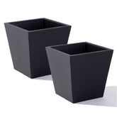 Tremont Short Square Planter™ 14" H x 15" W- Set of 2