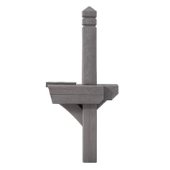 Highland Mail Post™ Dark Cedar