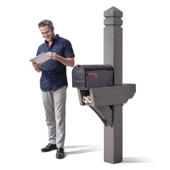 Highland Mail Post™ Dark Cedar