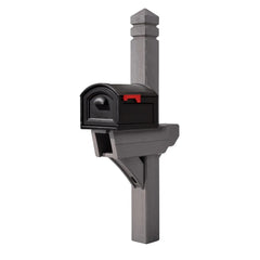 Highland Mail Post & XL Black Mailbox™