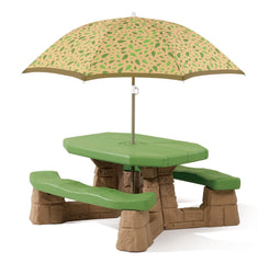 Naturally Playful™ Picnic Table with Umbrella