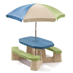 Naturally Playful™ Picnic Table with Umbrella