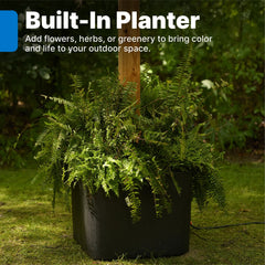 Firefly String Light Pole Stand with Planter™ (2pk)