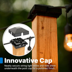 Firefly String Light Pole Stand with Planter™ (2pk)