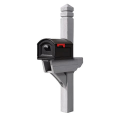 Highland Mail Post & XL Black Mailbox™
