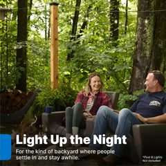 Firefly String Light Pole Stand with Planter™ (2pk)