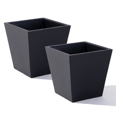 Tremont Short Square Planter™ 14" H x 15" W- Set of 2